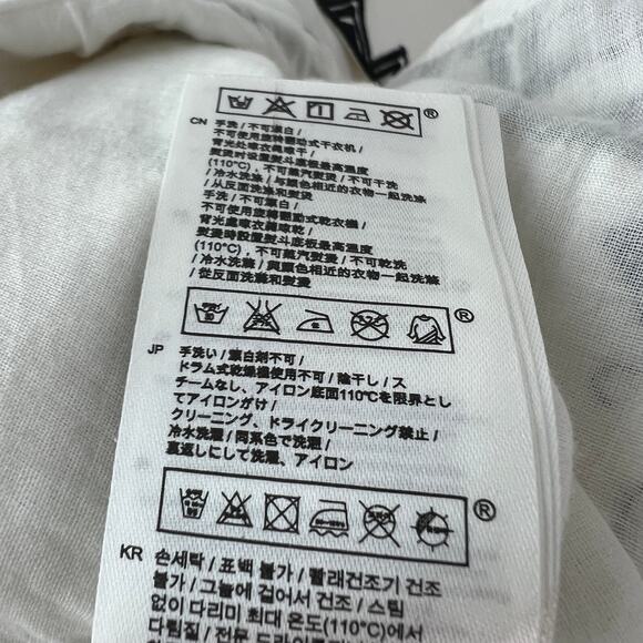 MAJE Ika White Black Romper Western Embroidered Crisscross Strap Open Back Sz 38 - Picture 8 of 9